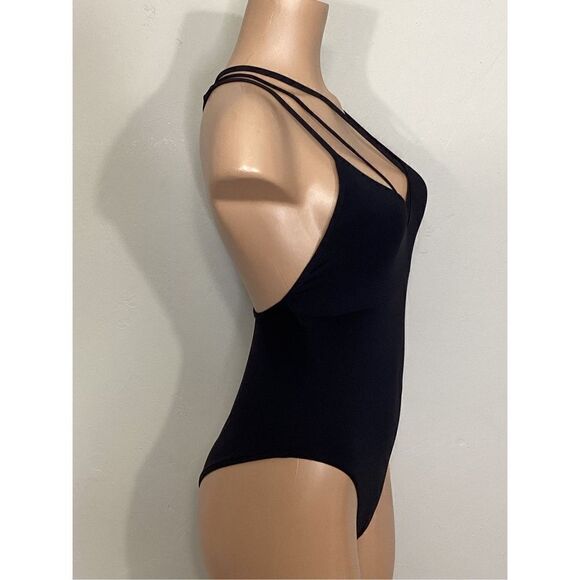 New. SEAFOLLY black one piece. Retails $197. Size 8 - Picture 8 of 11